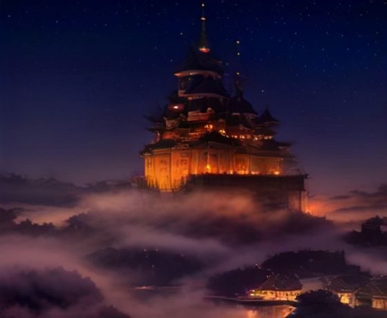 韩国首尔霓虹灯商业街夜景，娱乐内容导航主视觉配图，靛蓝紫色调沉浸氛围